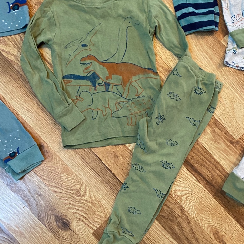 Kids Dinosaur and Animal Pajama Bundle. Size 3T from Carters - Picture 6 of 7
